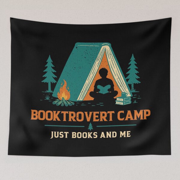 Item preview, Booktrovert Camp designed and sold by sachpica.