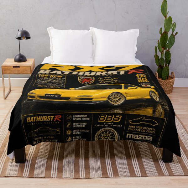 Item preview, 1999 Mazda RX-7 FD Bathurst R Speed Yellow Special Edition JDM Art designed and sold by TheArtOfCar.