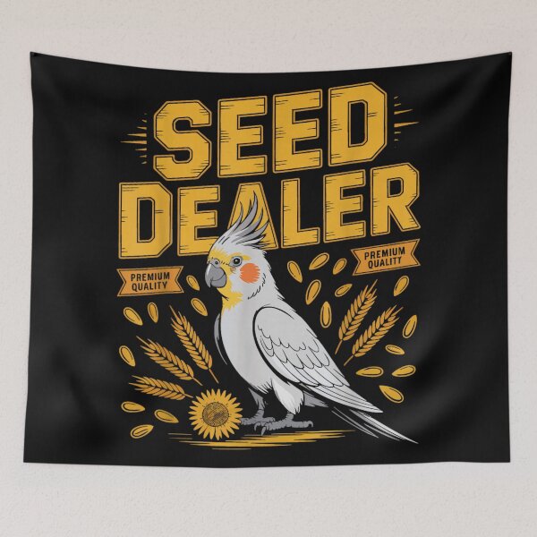 Item preview, Funny Cockatiel Seed Dealer Bird Lover Graphic For Parrot Owners And Pet designed and sold by Capisedo.