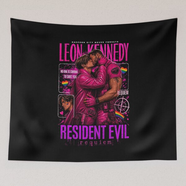 Artikelvorschau, Leon Kennedy gegen Chris Redfield – Pinkes Thema entworfen und verkauft von Green Sama.