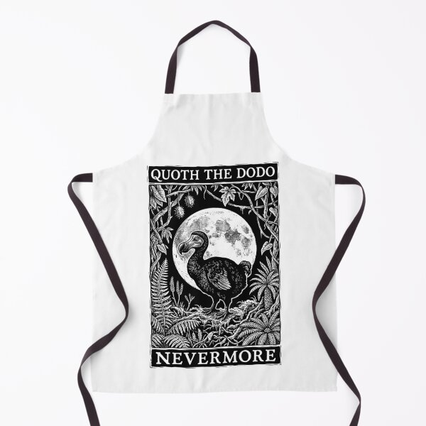 Item preview, Nevermore Quoth The Dodo Funny Gothic Extinct Paleontology designed and sold by GrandeDuc.