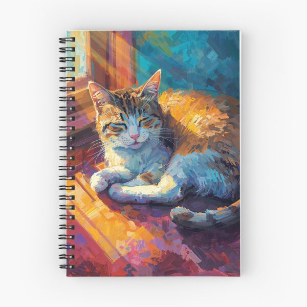Item preview, peaceful cat fauvism art designed and sold by cloudzer0000.