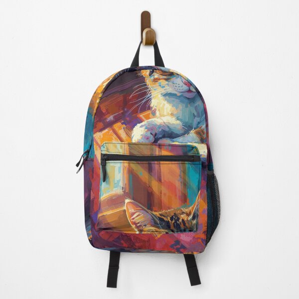 Item preview, peaceful cat fauvism art designed and sold by cloudzer0000.