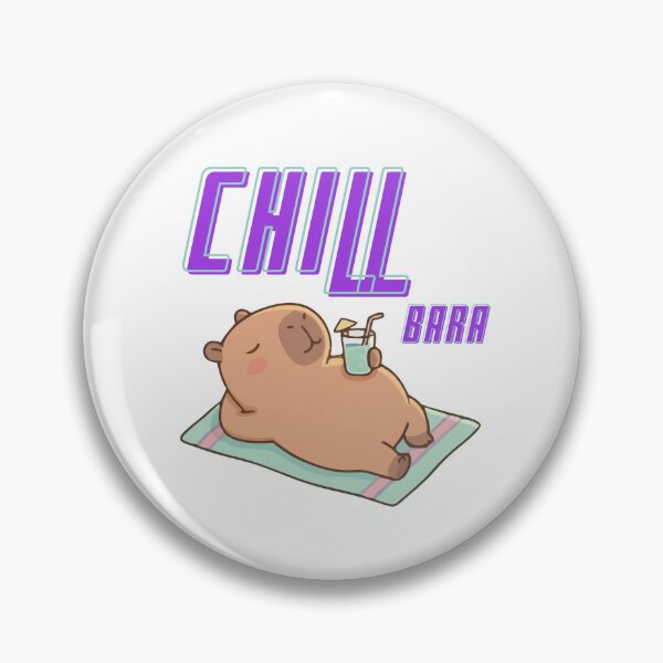 Item preview, Chill Bara Funny Capybara Logo designed and sold by logowannawear.