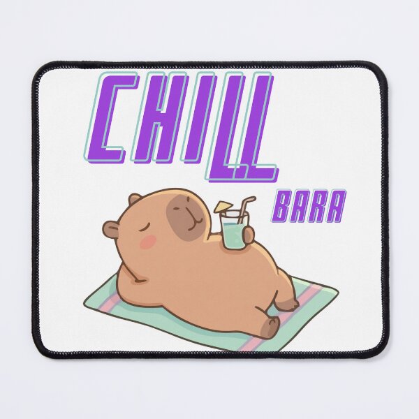 Item preview, Chill Bara Funny Capybara Logo designed and sold by logowannawear.