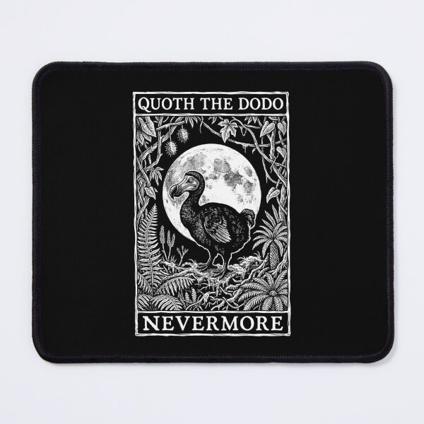 Item preview, Nevermore Quoth The Dodo Funny Gothic Extinct Paleontology designed and sold by GrandeDuc.