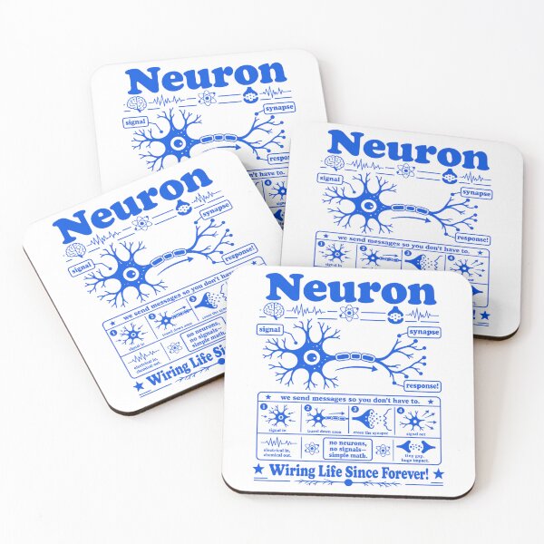 Item preview, Neuron Diagram Wiring Life Since Forever Neuroscience Humor designed and sold by FreshVibe Prints.