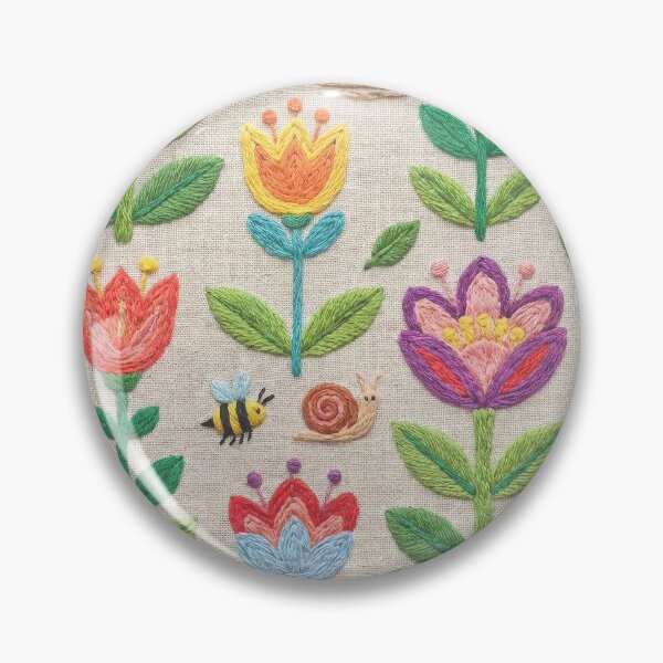 Item preview, The Embroidered Garden design  designed and sold by Printfantasia .