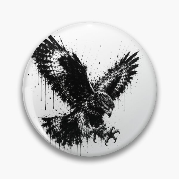 Item preview, Majestic Eagle Hunting Attack Splatter Art designed and sold by ffpdsgn.
