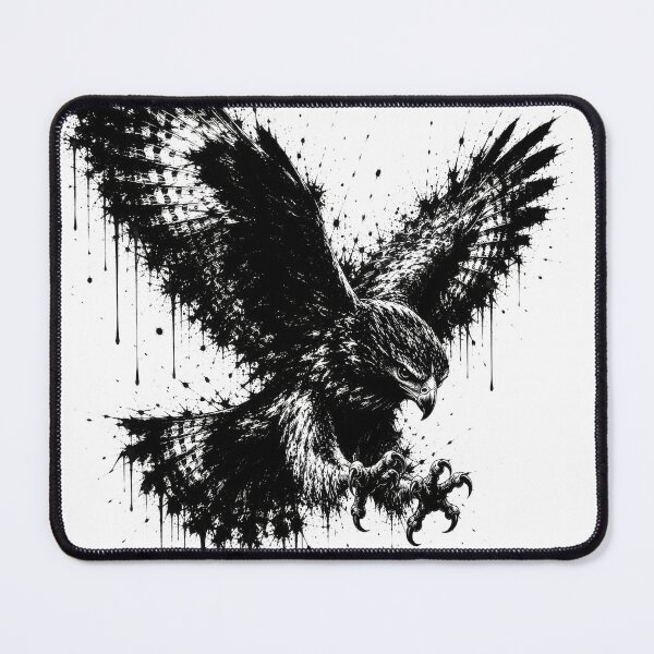 Item preview, Majestic Eagle Hunting Attack Splatter Art designed and sold by ffpdsgn.