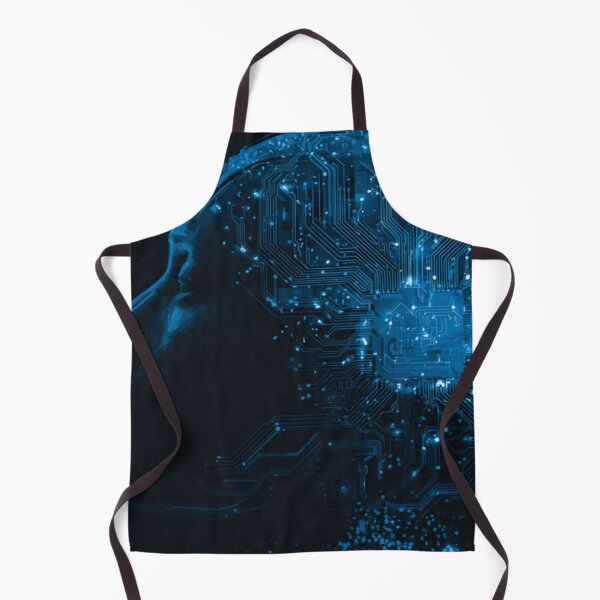 Item preview, AI Brain Circuit Tech Art - Artificial Intelligence Neural Network 5000x5000 HD designed and sold by AiNaturalsOnly.