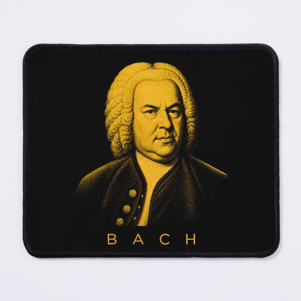 Item preview, Johann Sebastian Bach golden poster designed and sold by CMYKStudio.