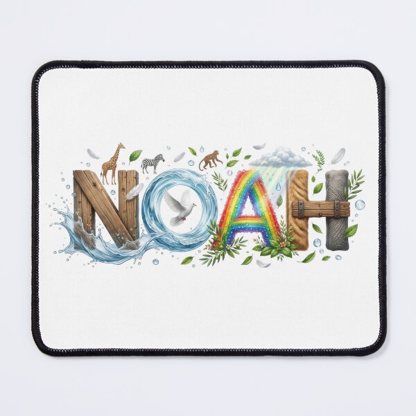 Item preview, Noah Name Art Ark Inspired with Animals & Water designed and sold by Gianni Capone Italian Design.