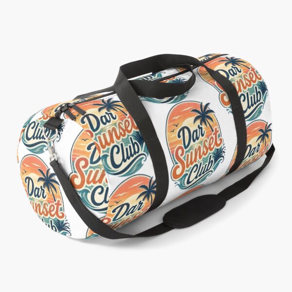 Item preview, Dar Sunset Club Retro Coastal Beach Design designed and sold by NaphDesigns.