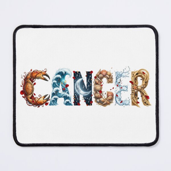 Item preview, Cancer Zodiac Sign Art Watery Crab Collage with Shells & Moon designed and sold by Gianni Capone Italian Design.