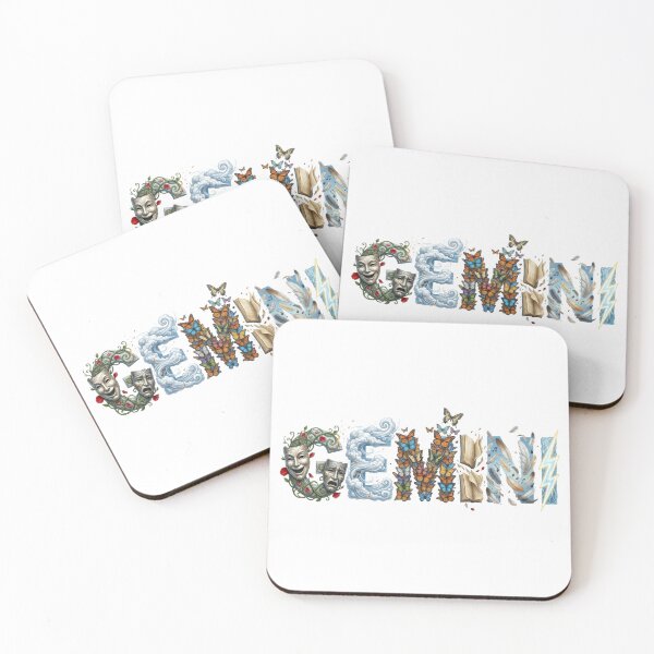 Item preview, Gemini Zodiac Sign Art Airy Twins Collage designed and sold by Gianni Capone Italian Design.