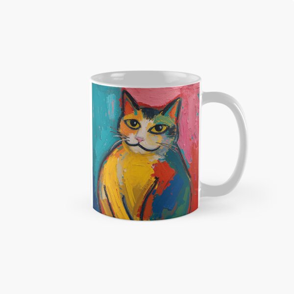 Item preview, smug cat fauvism art designed and sold by cloudzer0000.