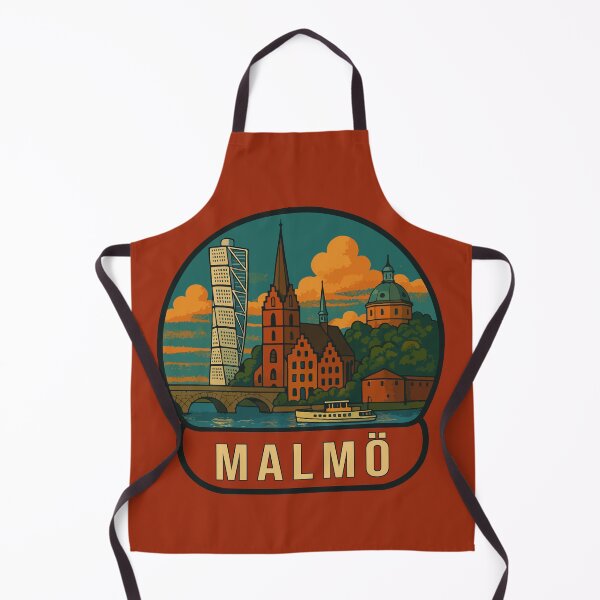 Item preview, Malmo Travel Souvenir Sticker designed and sold by rogue-design.