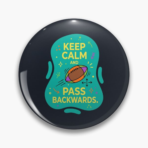 Item preview, Keep calm and pass backwards | Rugby designed and sold by SocialStaticz.