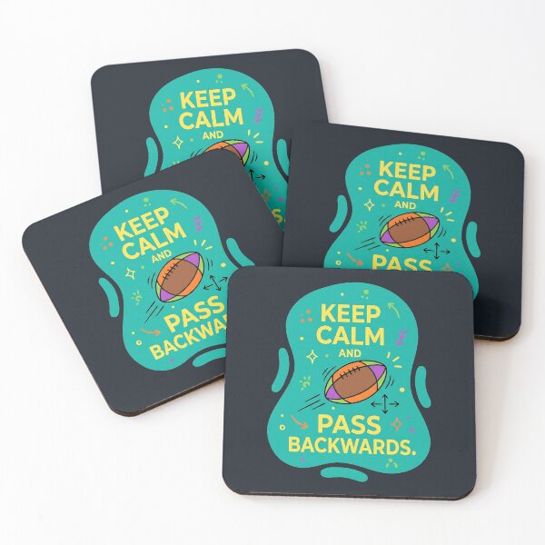Item preview, Keep calm and pass backwards | Rugby designed and sold by SocialStaticz.