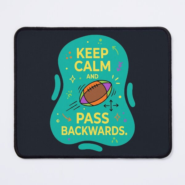 Item preview, Keep calm and pass backwards | Rugby designed and sold by SocialStaticz.