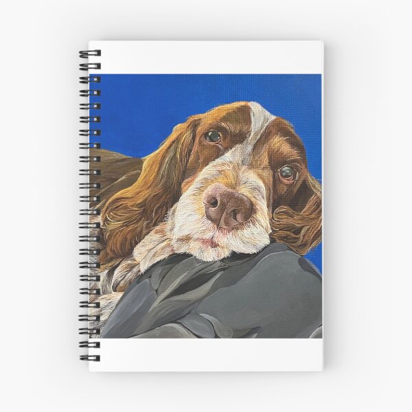 Item preview, Faithful Brown and White Spaniel Dog Portrait designed and sold by Danny-ARTZ-1979.