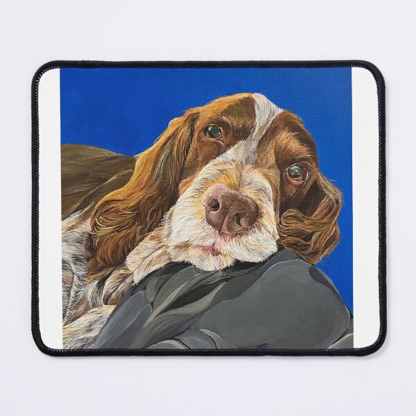 Item preview, Faithful Brown and White Spaniel Dog Portrait designed and sold by Danny-ARTZ-1979.