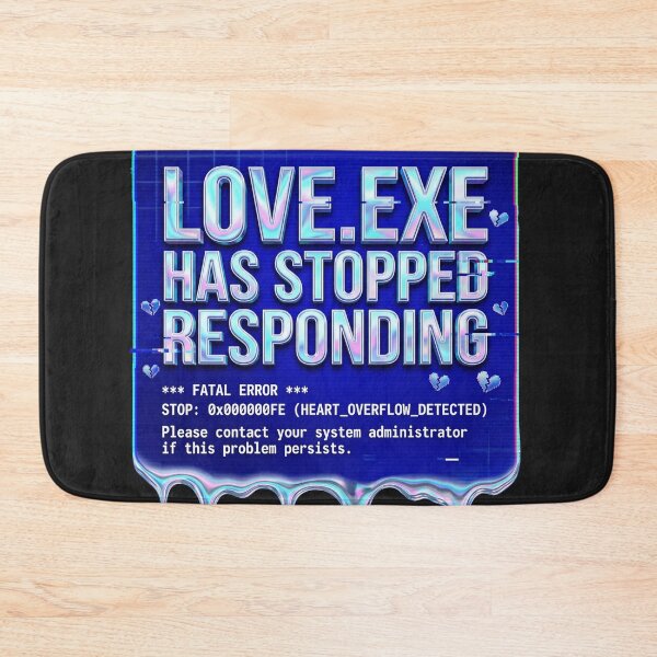 Item preview, Love Exe Blue Screen Death Y2K Tech Funny Coder Programmer Gift designed and sold by afarkar.
