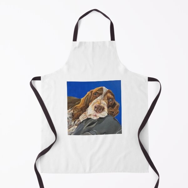 Item preview, Faithful Brown and White Spaniel Dog Portrait designed and sold by Danny-ARTZ-1979.