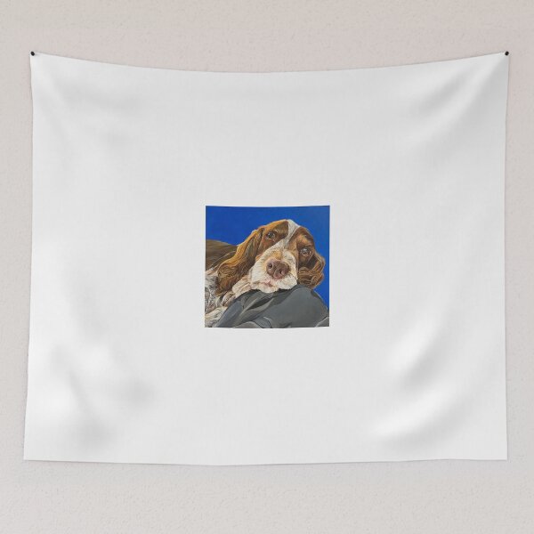 Item preview, Faithful Brown and White Spaniel Dog Portrait designed and sold by Danny-ARTZ-1979.