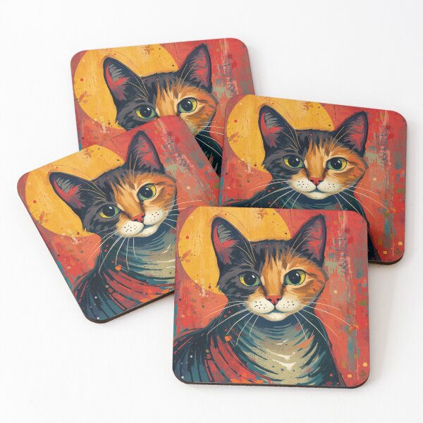 Item preview, saint cat fauvism art designed and sold by cloudzer0000.
