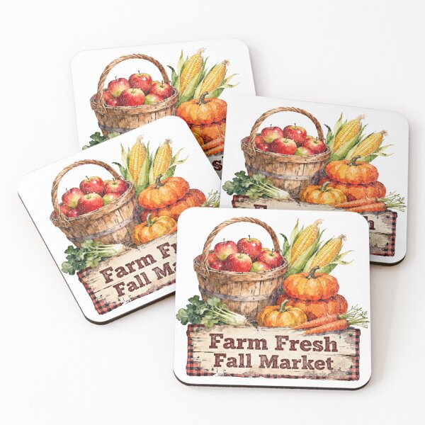Item preview, Vintage Farm Fresh Fall Market Harvest designed and sold by AwesomeBeyondLimits.