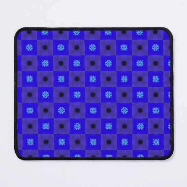 Item preview, Modern Nature Mosaic: Vibrant Geometric Pattern in bleu designed and sold by Jonnekesart.