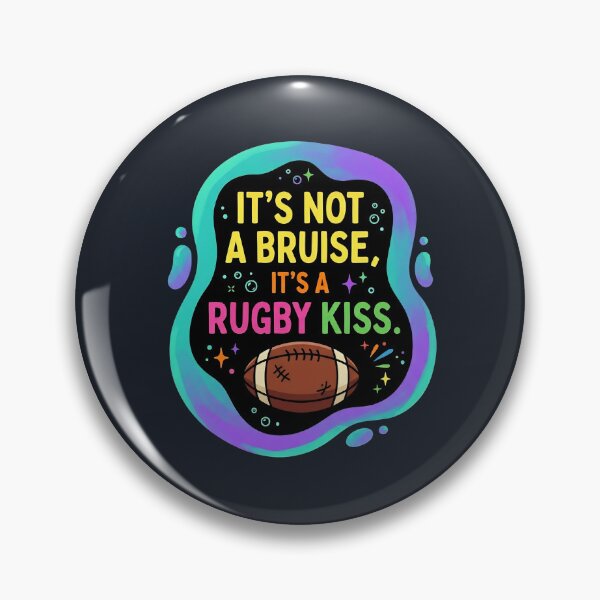 Item preview, It's not a bruise it's a rugby kiss | Rugby designed and sold by SocialStaticz.