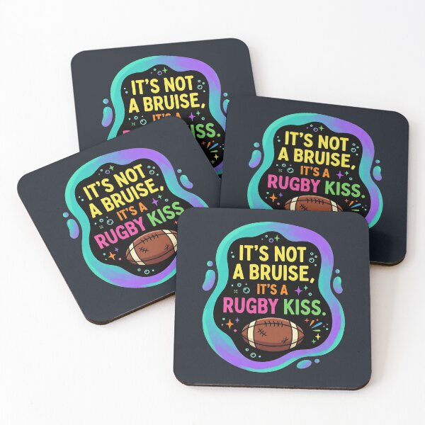 Item preview, It's not a bruise it's a rugby kiss | Rugby designed and sold by SocialStaticz.