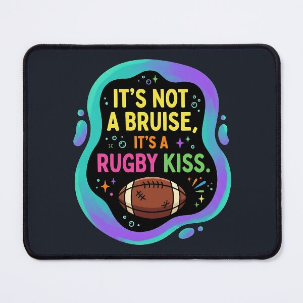 Item preview, It's not a bruise it's a rugby kiss | Rugby designed and sold by SocialStaticz.