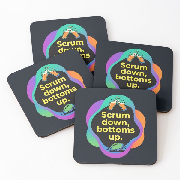 Item preview, Scrum down bottoms up | Rugby designed and sold by SocialStaticz.