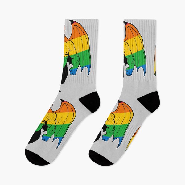 Item preview, Muscular Dragon LGBTQ Pride Scalie designed and sold by BlueBullBazaar.