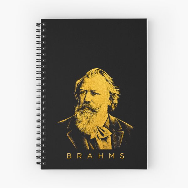 Item preview, Johannes Brahms golden poster designed and sold by CMYKStudio.
