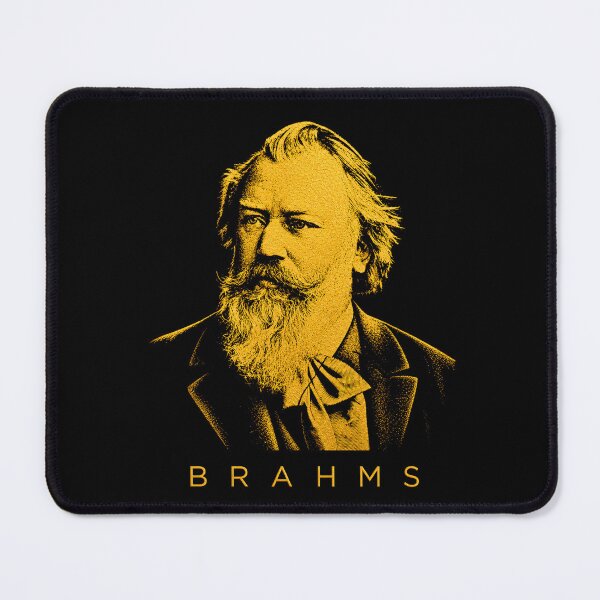Item preview, Johannes Brahms golden poster designed and sold by CMYKStudio.