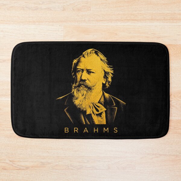 Item preview, Johannes Brahms golden poster designed and sold by CMYKStudio.