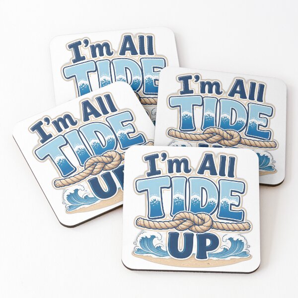 Item preview, I’m All Tide Up Beach Quote designed and sold by SVARCreations.