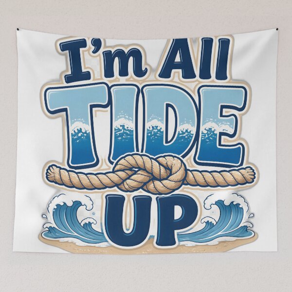 Item preview, I’m All Tide Up Beach Quote designed and sold by SVARCreations.