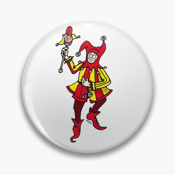 Item preview, The Shakespearean Fool – Whimsical Jester Art designed and sold by MyxaART.