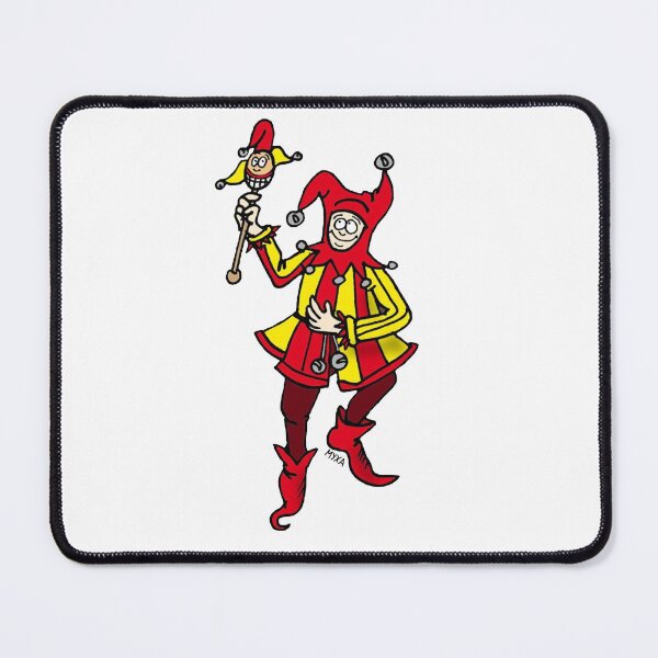 Item preview, The Shakespearean Fool – Whimsical Jester Art designed and sold by MyxaART.