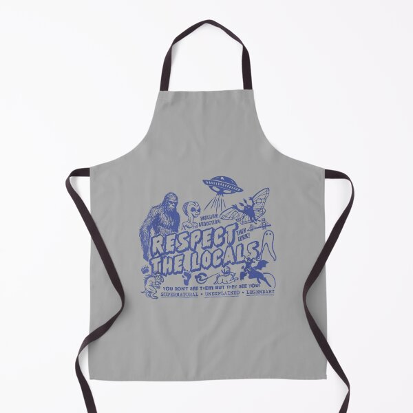 Item preview, Respect The Locals Bigfoot Funny Outdoor Sasquatch Cryptid designed and sold by ArleneRowe.