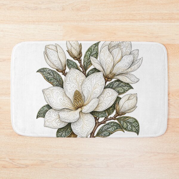 Item preview, White Magnolia  designed and sold by PaintedbyCarol.