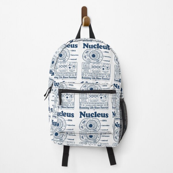 Item preview, Nucleus Diagram Running Life Since Forever Biology Humor designed and sold by FreshVibe Prints.