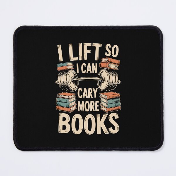 Item preview, I lift so I can carry more books designed and sold by jkrphoto.