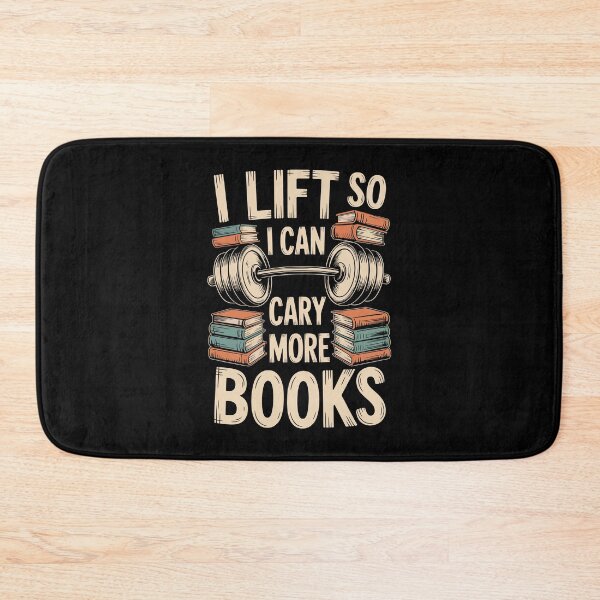 Item preview, I lift so I can carry more books designed and sold by jkrphoto.